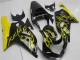 Suzuki GSXR 600 / 750 K1 K2 K3 01-03 Verkleidungen Komplett Sets - Schwarz