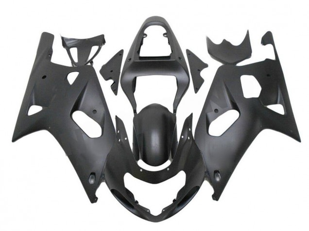 Suzuki GSXR 600 / 750 K1 K2 K3 01-03 Verkleidungen - Matt Schwarz