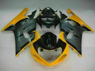 Suzuki GSXR 600 / 750 K1 K2 K3 01-03 Verkleidungen - Schwarz Gelb