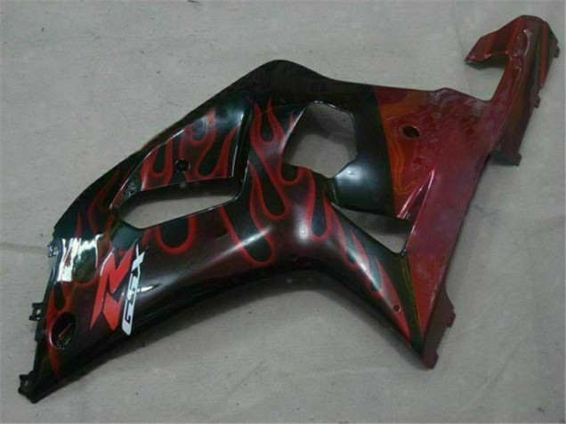 Suzuki GSXR 600 / 750 K1 K2 K3 01-03 Verkleidungen - Schwarz Rot