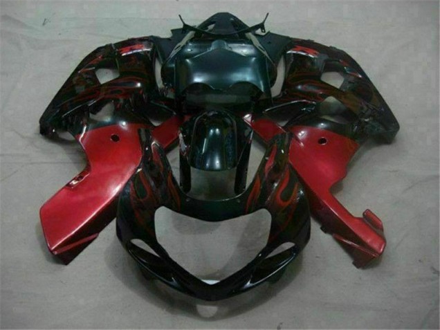 Suzuki GSXR 600 / 750 K1 K2 K3 01-03 Verkleidungen - Schwarz Rot