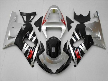 Suzuki GSXR 600 / 750 K1 K2 K3 01-03 Verkleidungen - Silber