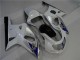 Suzuki GSXR 600 / 750 K1 K2 K3 01-03 Verkleidungen - Weiß Silber Suzuki GSXR 600 / 750 K1 K2 K3 01-03 Verkleidungen - Weiß Silber