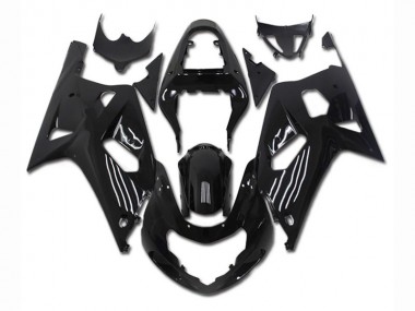 Suzuki GSXR 600 / 750 K1 K2 K3 01-03 VollVerkleidungen & Plastik - Schwarz