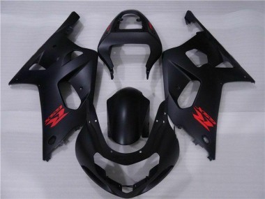 Suzuki GSXR 600 / 750 K1 K2 K3 01-03 Vollverkleidung - Schwarz