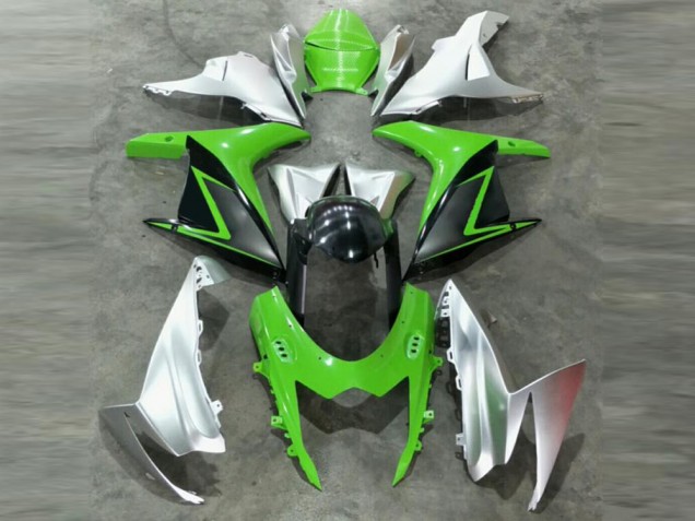 Suzuki GSXR 600 / 750 K11 11-24 Verkleidung - Grün Silber