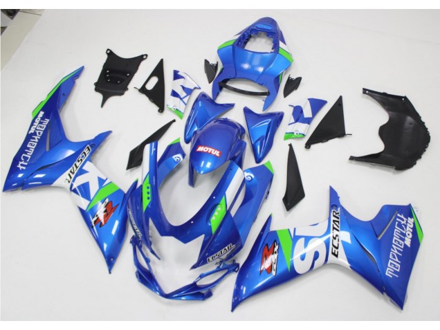 Suzuki GSXR 600 / 750 K11 11-24 Verkleidungen - Blau Weiß Grün Suzuki GSXR 600 / 750 K11 11-24 Verkleidungen - Blau Weiß Grün