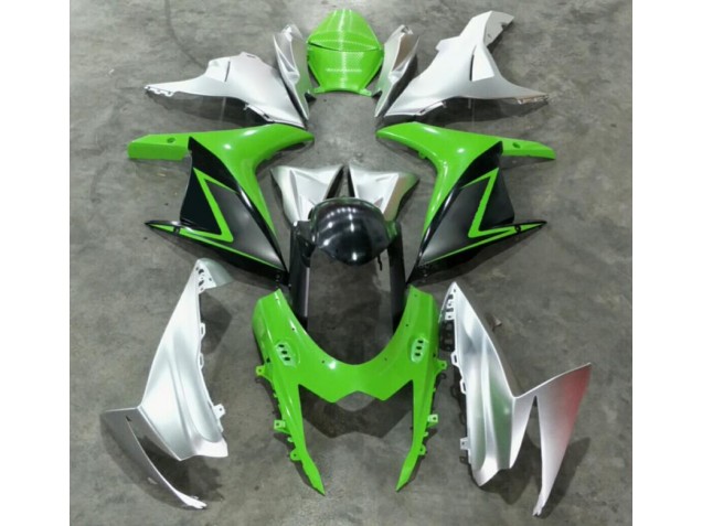 Suzuki GSXR 600 / 750 K11 11-24 Verkleidungen - Grün Silber Suzuki GSXR 600 / 750 K11 11-24 Verkleidungen - Grün Silber