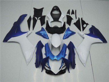 Suzuki GSXR 600 / 750 K11 11-24 Verkleidungen - Weiß Blau