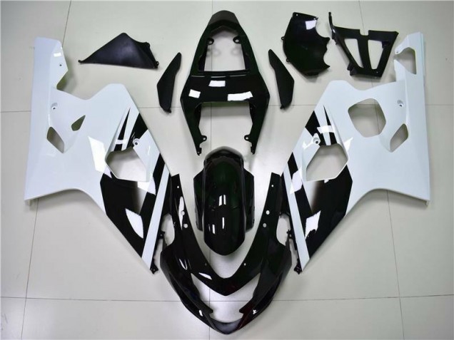 Suzuki GSXR 600 / 750 K4 04-05 Verkleidung - Weiß Schwarz