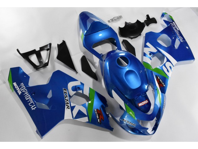 Suzuki GSXR 600 / 750 K4 04-05 Verkleidungen - Blau Weiß Suzuki GSXR 600 / 750 K4 04-05 Verkleidungen - Blau Weiß