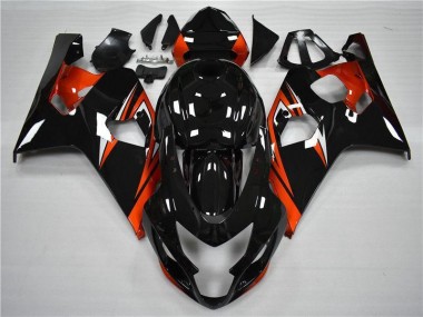 Suzuki GSXR 600 / 750 K4 04-05 Verkleidungen - Orange Schwarz