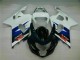 Suzuki GSXR 600 / 750 K4 04-05 Verkleidungen - Weiß Schwarz Suzuki GSXR 600 / 750 K4 04-05 Verkleidungen - Weiß Schwarz