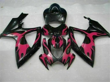 Suzuki GSXR 600 / 750 K6 06-07 Motorrad Verkleidungen - Schwarz