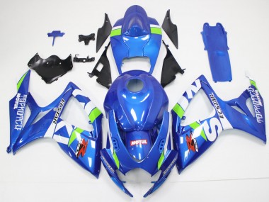 Suzuki GSXR 600 / 750 K6 06-07 Verkleidung - Blau Weiß
