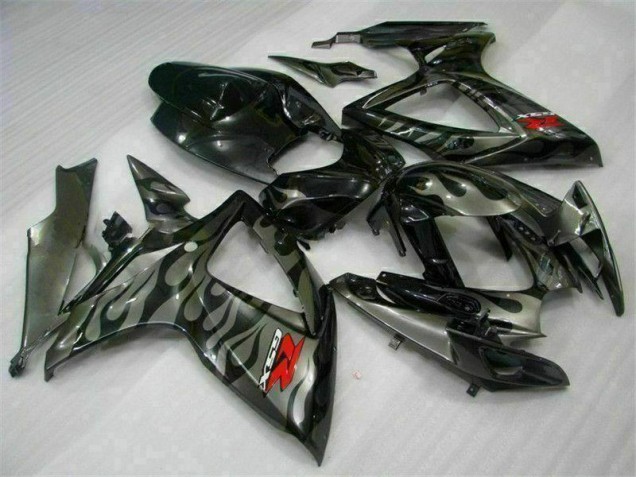 Suzuki GSXR 600 / 750 K6 06-07 Verkleidung & Plastik - Schwarz