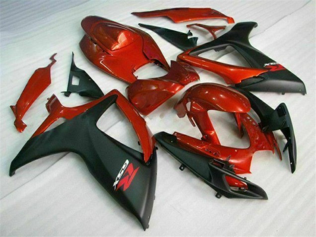 Suzuki GSXR 600 / 750 K6 06-07 Verkleidung - Rot Schwarz Suzuki GSXR 600 / 750 K6 06-07 Verkleidung - Rot Schwarz