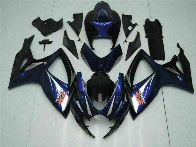 Suzuki GSXR 600 / 750 K6 06-07 Verkleidung - Schwarz Blau Suzuki GSXR 600 / 750 K6 06-07 Verkleidung - Schwarz Blau