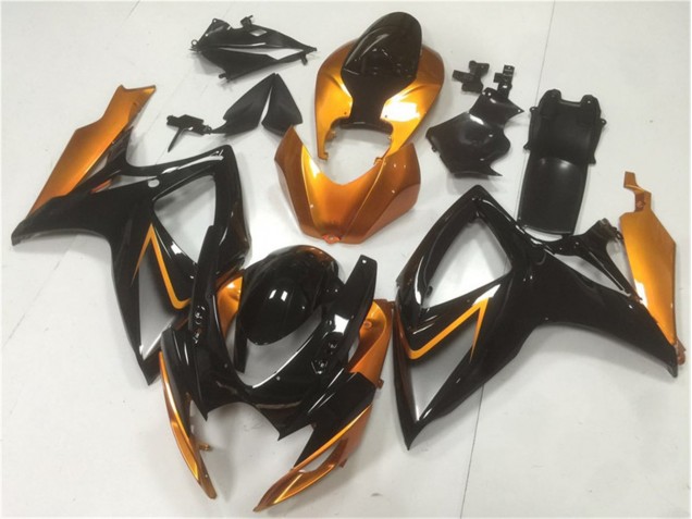 Suzuki GSXR 600 / 750 K6 06-07 Verkleidung - Schwarz Orange Suzuki GSXR 600 / 750 K6 06-07 Verkleidung - Schwarz Orange