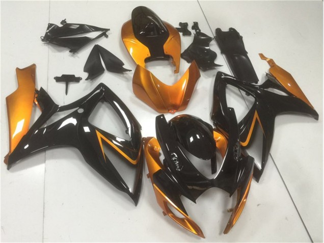 Suzuki GSXR 600 / 750 K6 06-07 Verkleidung - Schwarz Orange Suzuki GSXR 600 / 750 K6 06-07 Verkleidung - Schwarz Orange