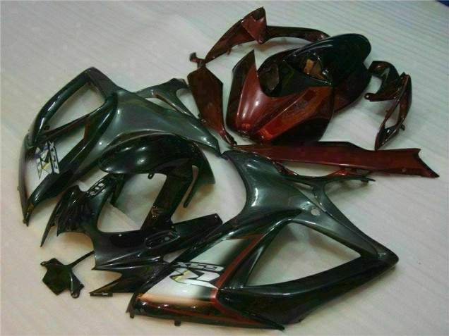 Suzuki GSXR 600 / 750 K6 06-07 Verkleidung - Schwarz Rot Suzuki GSXR 600 / 750 K6 06-07 Verkleidung - Schwarz Rot