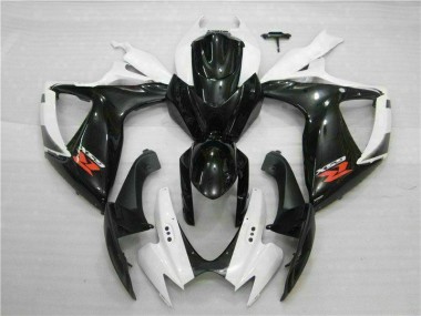 Suzuki GSXR 600 / 750 K6 06-07 Verkleidung - Weiß Schwarz