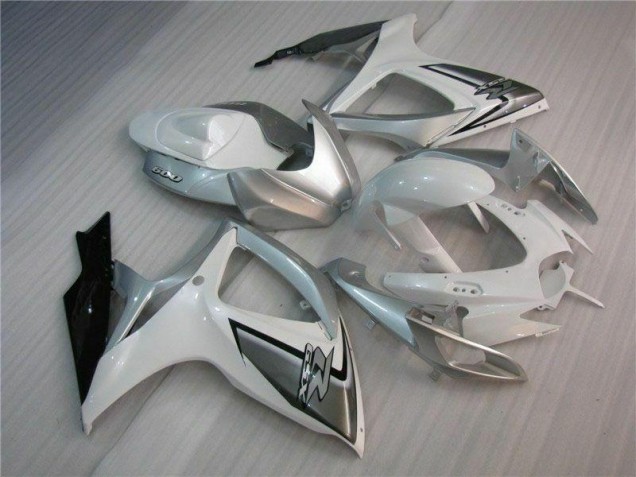 Suzuki GSXR 600 / 750 K6 06-07 Verkleidung - Weiß Silber Suzuki GSXR 600 / 750 K6 06-07 Verkleidung - Weiß Silber