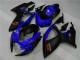 Suzuki GSXR 600 / 750 K6 06-07 Verkleidungen - Blau Schwarz Suzuki GSXR 600 / 750 K6 06-07 Verkleidungen - Blau Schwarz