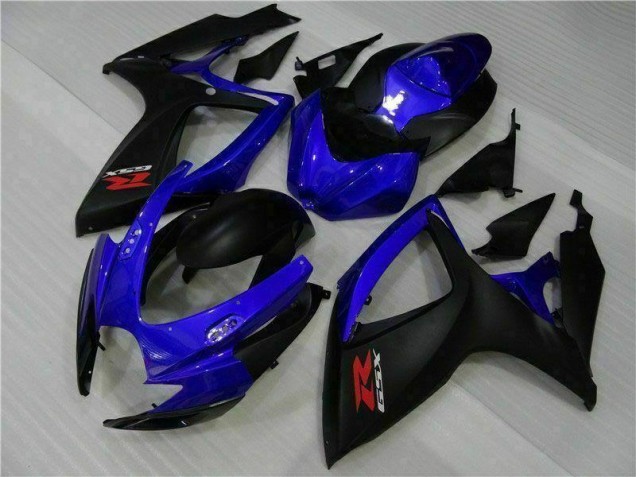 Suzuki GSXR 600 / 750 K6 06-07 Verkleidungen - Blau Schwarz Suzuki GSXR 600 / 750 K6 06-07 Verkleidungen - Blau Schwarz