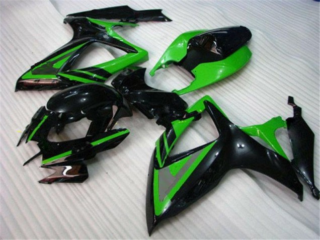 Suzuki GSXR 600 / 750 K6 06-07 Verkleidungen - Grün Schwarz Suzuki GSXR 600 / 750 K6 06-07 Verkleidungen - Grün Schwarz