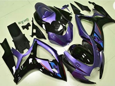 Suzuki GSXR 600 / 750 K6 06-07 Verkleidungen - Lila Schwarz