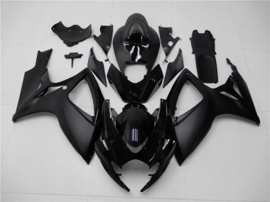 Suzuki GSXR 600 / 750 K6 06-07 Verkleidungen - Matt Schwarz