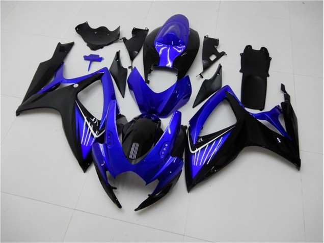 Suzuki GSXR 600 / 750 K6 06-07 Verkleidungen & Plastik - Blau Schwarz Suzuki GSXR 600 / 750 K6 06-07 Verkleidungen & Plastik - Blau Schwarz