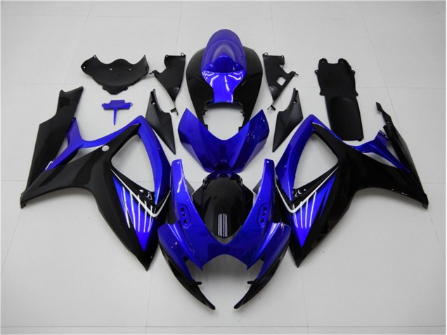 Suzuki GSXR 600 / 750 K6 06-07 Verkleidungen & Plastik - Blau Schwarz Suzuki GSXR 600 / 750 K6 06-07 Verkleidungen & Plastik - Blau Schwarz