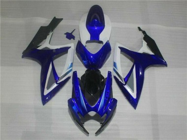 Suzuki GSXR 600 / 750 K6 06-07 Verkleidungen & Plastik - Blau Weiß