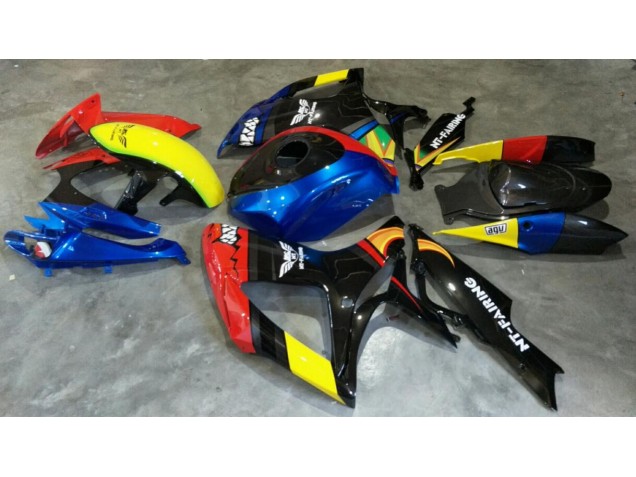 Suzuki GSXR 600 / 750 K6 06-07 Verkleidungen - Rot Blau