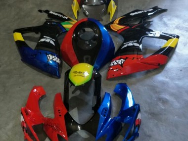 Suzuki GSXR 600 / 750 K6 06-07 Verkleidungen - Rot Blau