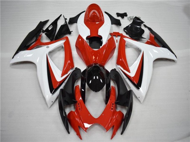 Suzuki GSXR 600 / 750 K6 06-07 Verkleidungen - Rot Schwarz Suzuki GSXR 600 / 750 K6 06-07 Verkleidungen - Rot Schwarz