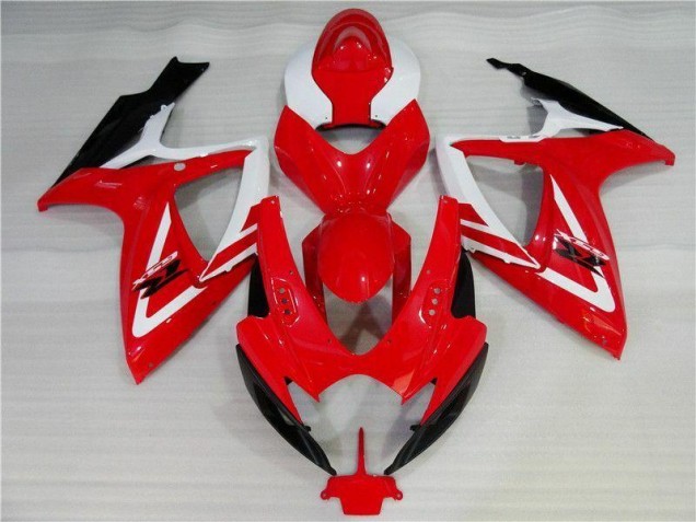 Suzuki GSXR 600 / 750 K6 06-07 Verkleidungen - Rot Weiß Suzuki GSXR 600 / 750 K6 06-07 Verkleidungen - Rot Weiß
