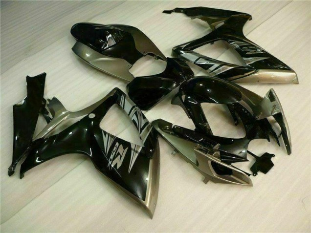 Suzuki GSXR 600 / 750 K6 06-07 Verkleidungen - Schwarz Grau