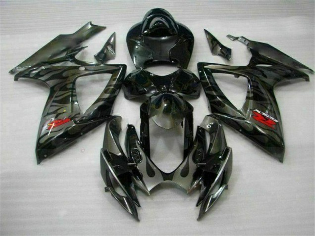 Suzuki GSXR 600 / 750 K6 06-07 VollVerkleidungen & Plastik - Schwarz Suzuki GSXR 600 / 750 K6 06-07 VollVerkleidungen & Plastik - Schwarz