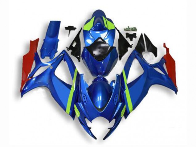 Suzuki GSXR 600 / 750 K6 06-07 Vollverkleidung - Blau Suzuki GSXR 600 / 750 K6 06-07 Vollverkleidung - Blau