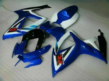 Suzuki GSXR 600 / 750 K6 06-07 Vollverkleidung - Blau Weiß