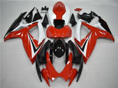 Suzuki GSXR 600 / 750 K6 06-07 Vollverkleidung - Rot Schwarz