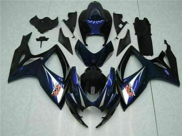 Suzuki GSXR 600 / 750 K6 06-07 Vollverkleidung - Schwarz Blau Suzuki GSXR 600 / 750 K6 06-07 Vollverkleidung - Schwarz Blau