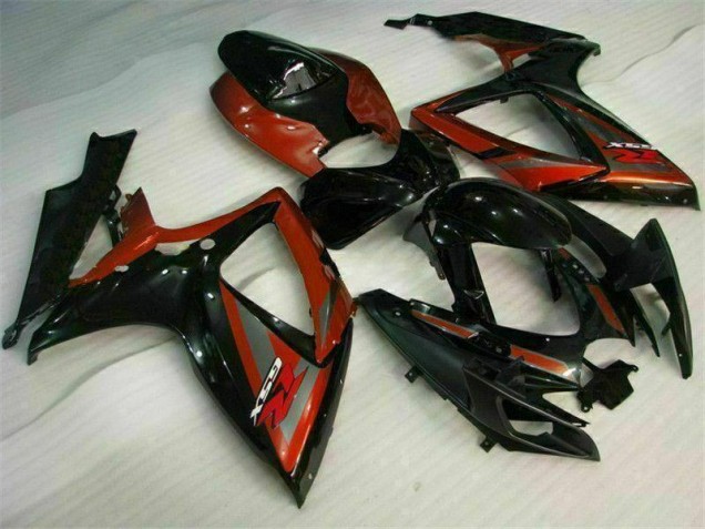 Suzuki GSXR 600 / 750 K6 06-07 Vollverkleidung - Schwarz Rot