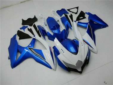 Suzuki GSXR 600 / 750 K8 08-10 Verkleidung - Blau Weiß