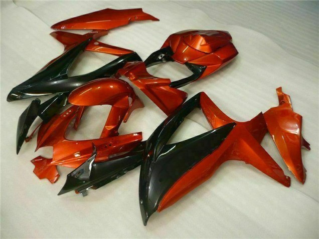 Suzuki GSXR 600 / 750 K8 08-10 Verkleidung - Rot Schwarz Suzuki GSXR 600 / 750 K8 08-10 Verkleidung - Rot Schwarz