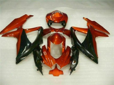 Suzuki GSXR 600 / 750 K8 08-10 Verkleidung - Rot Schwarz
