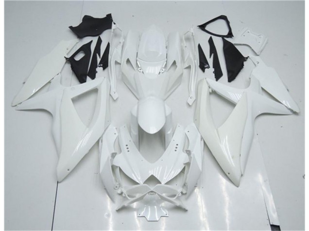 Suzuki GSXR 600 / 750 K8 08-10 Verkleidung - Weiß Suzuki GSXR 600 / 750 K8 08-10 Verkleidung - Weiß